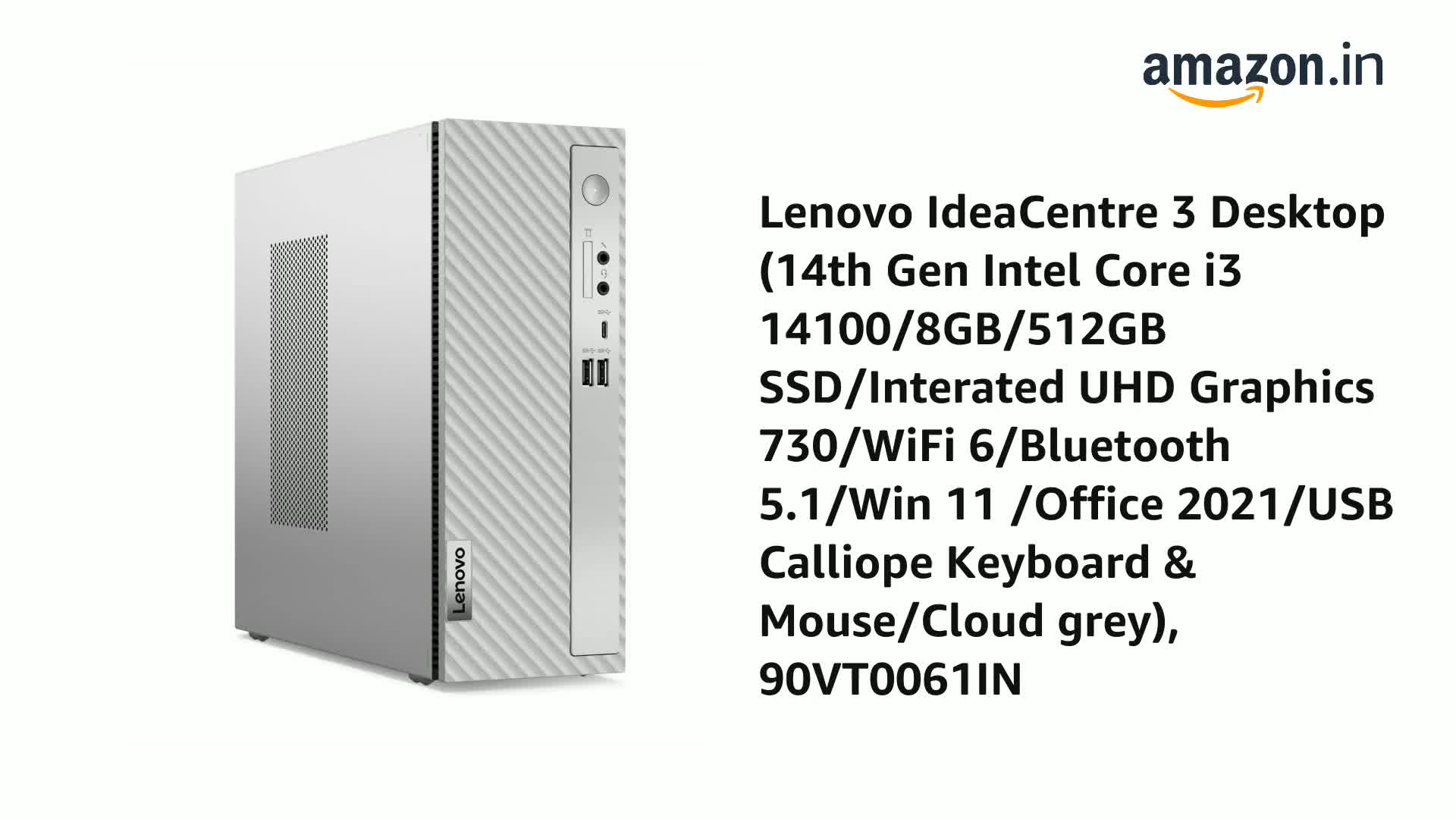 Lenovo IdeaCentre 3 Desktop